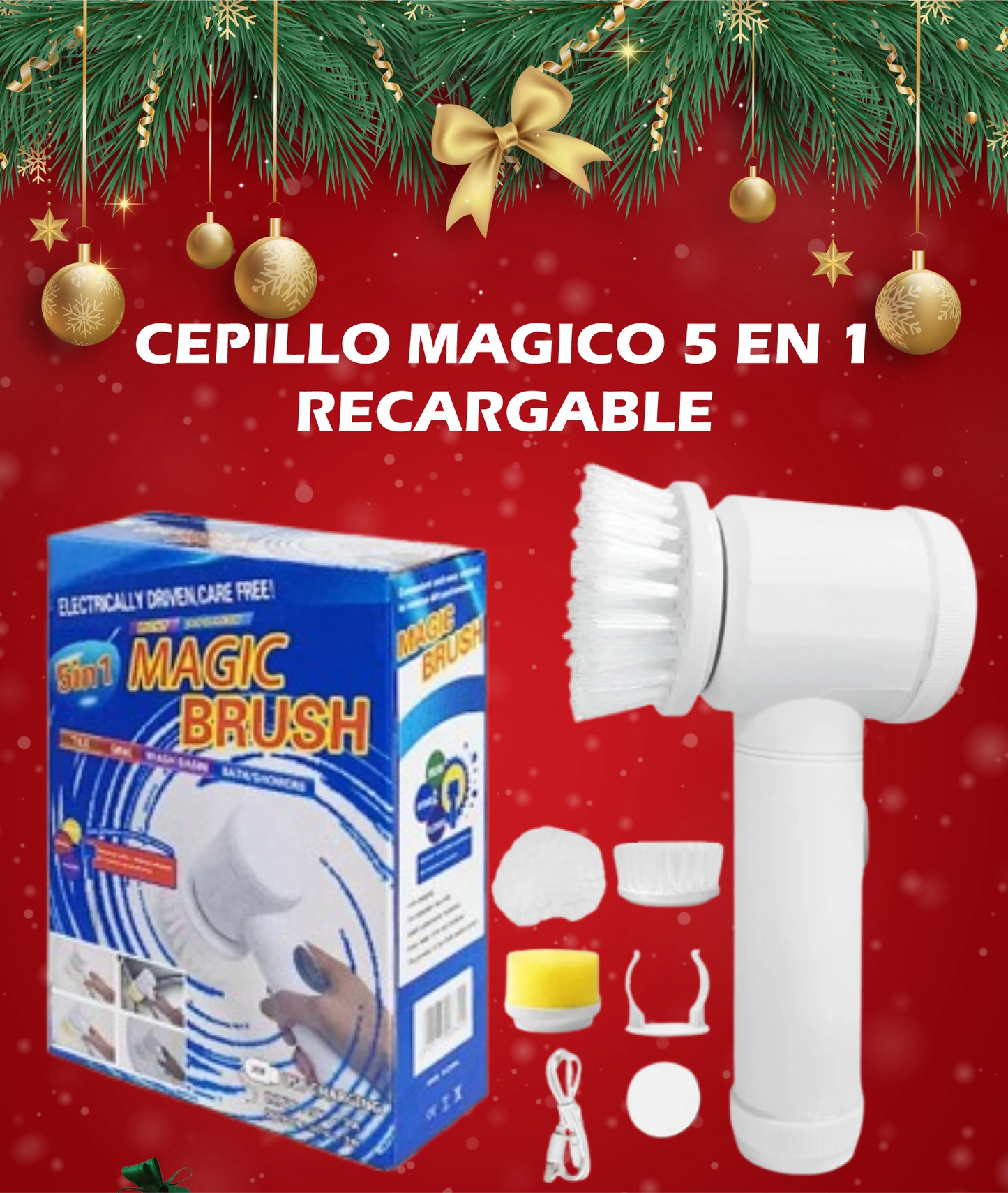 CEPILLO ELÉTRICO RECARGLE 5 EN 1